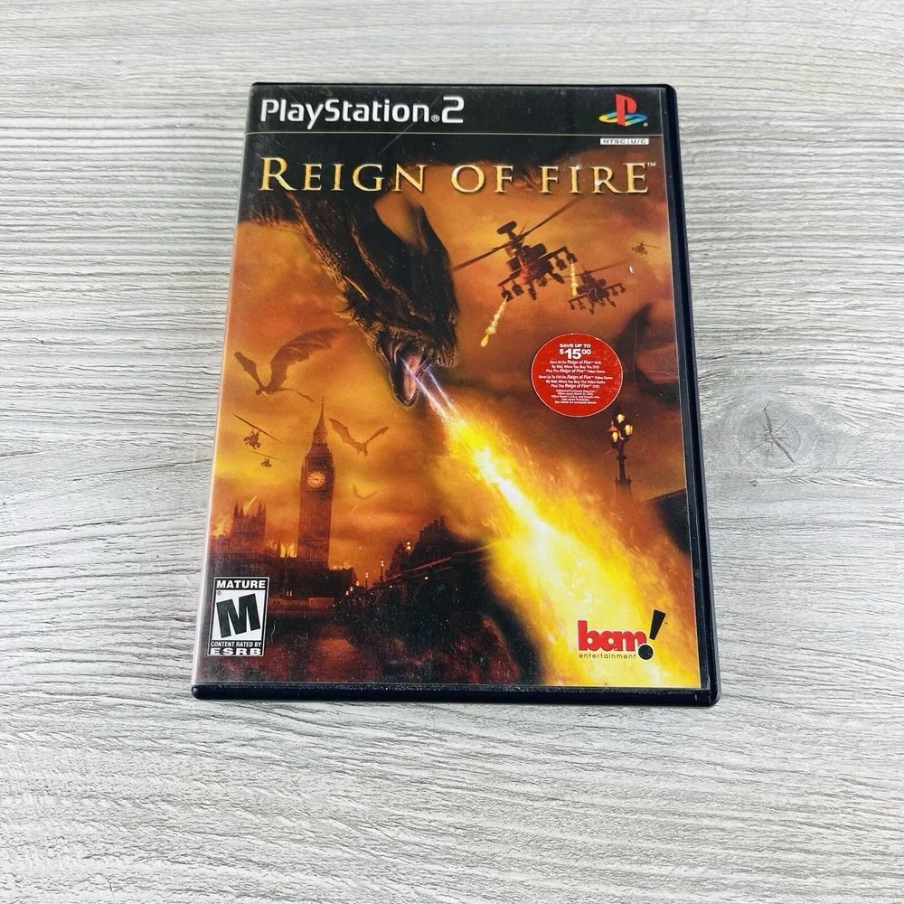 Reign of Fire PS2 Sony Playstation 2 Video Game Tested Working